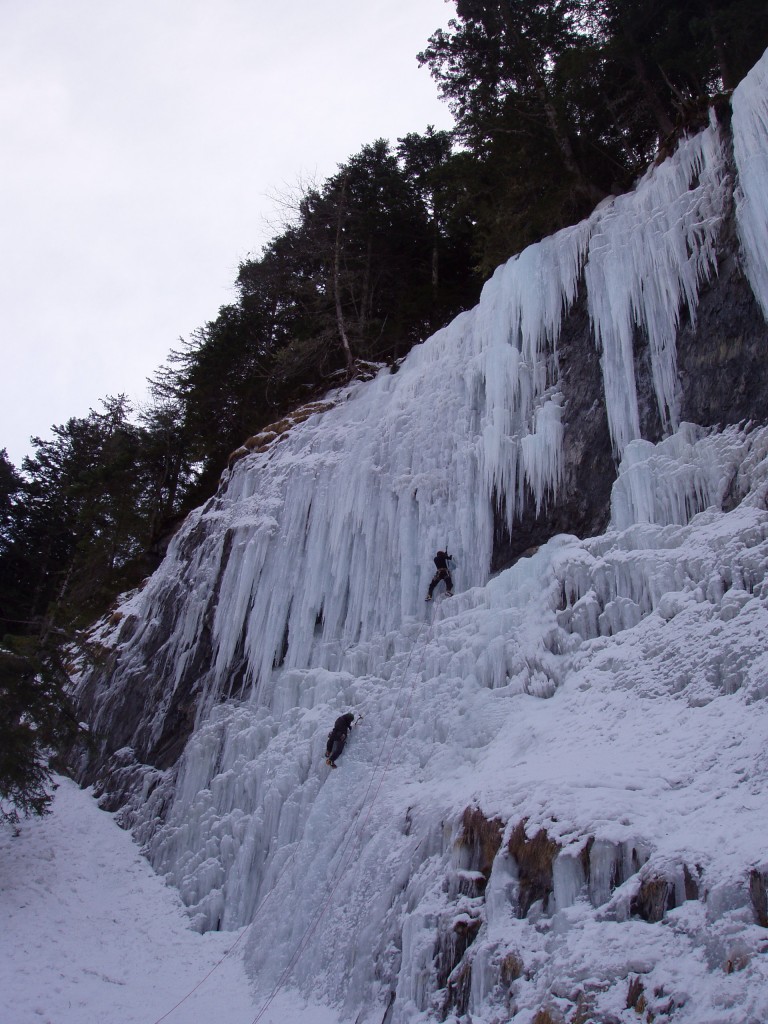 escalade en tête à Villars Reymond