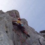 dièdre Eglantine, Baou des Vespres, Montagne ste Victoire stage de formation à l'escalade en grande voies et terrain d'aventure