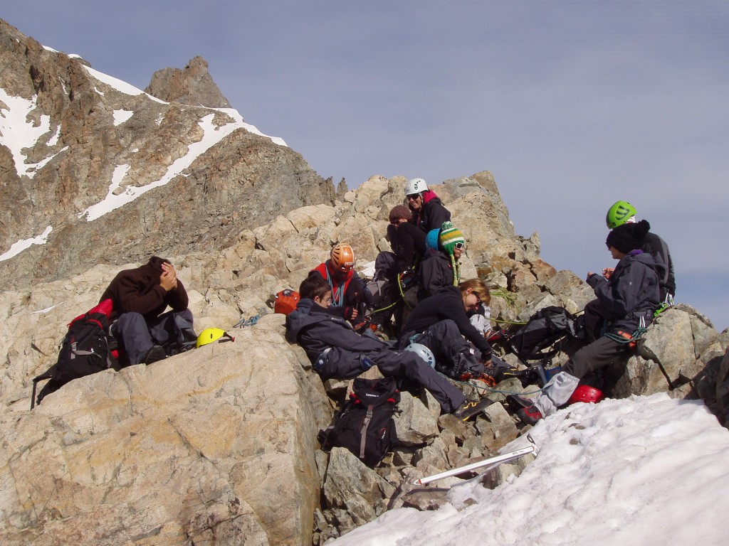 alpinisme facile depuis le refuge du glacier Blanc